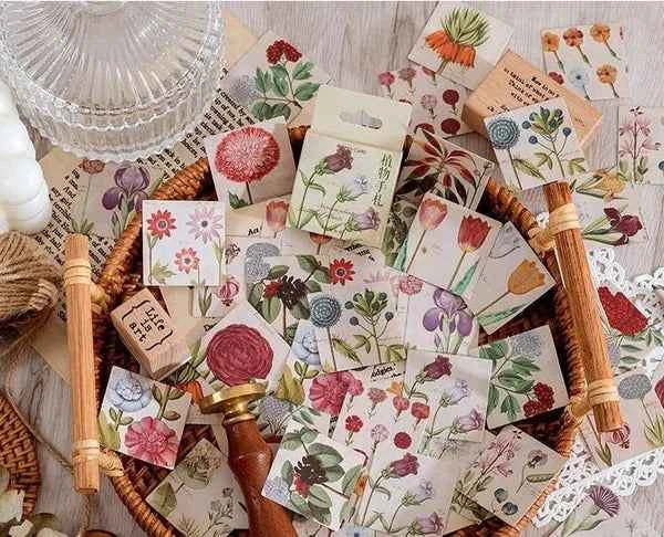 Stickerdoosje | Voorjaarsbloemen