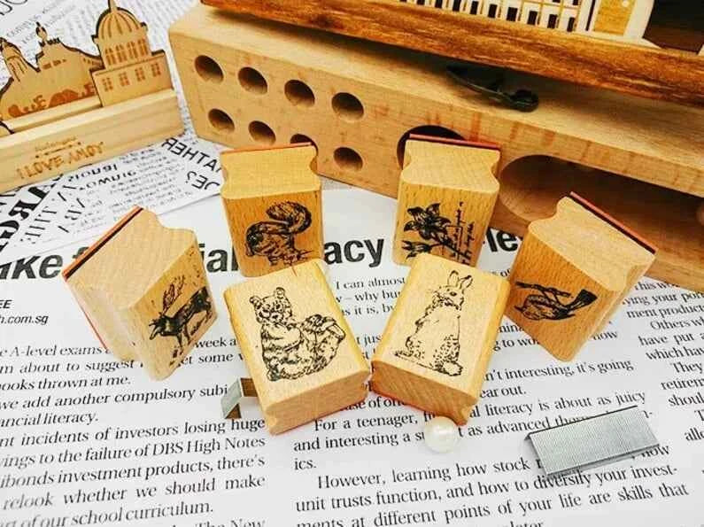 Houten stempel | Eekhoorn | 4 x 3 cm