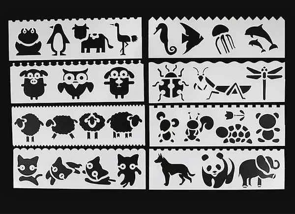 Sjablonen | Dieren | 8 Stuks