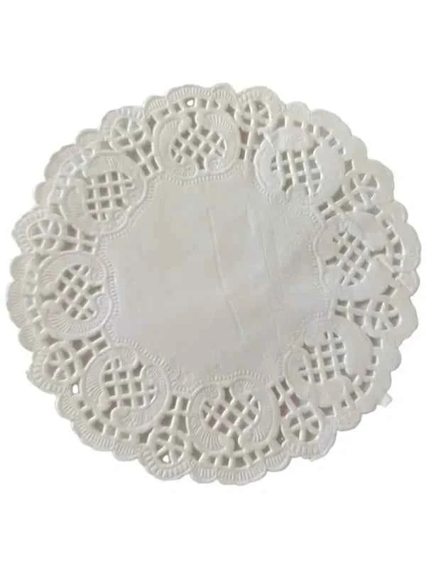 Kanten papier 15 stuks | Kanten rondjes | 16,5 cm