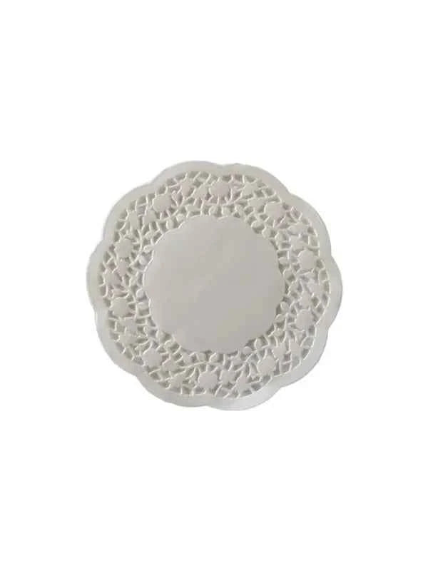 Kanten papier 15 stuks | Kanten rondjes | 11,4 cm
