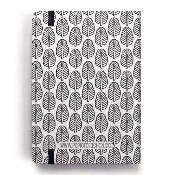 Bullet journal | Zwart met goud | 120 grams papier