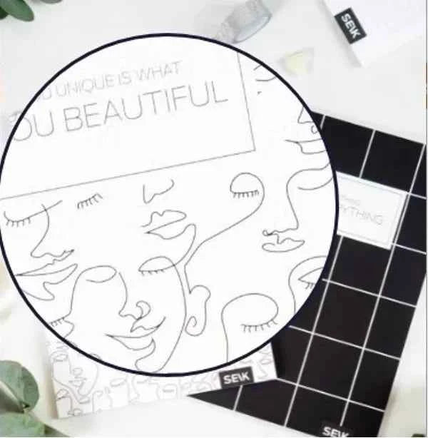 Bullet journal | Zwart-wit | Set van 2