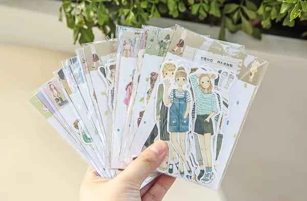 Vrouwenstickers | 18 stuks | Wintermode