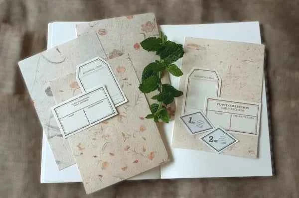 30-delig papierset | Plantencollectie