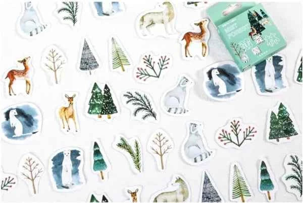 Stickerdoosje | Winterstickers | Voor kinderen en volwassenen