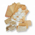 30-delig papierset | Oud bruin