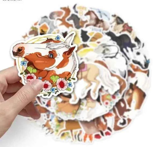 Paardenstickers | Wit | Voor Kinderen