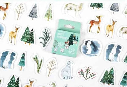 Stickerdoosje | Winterstickers | Voor kinderen en volwassenen