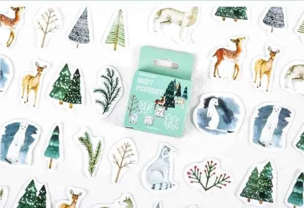 Stickerdoosje | Winterstickers | Voor kinderen en volwassenen
