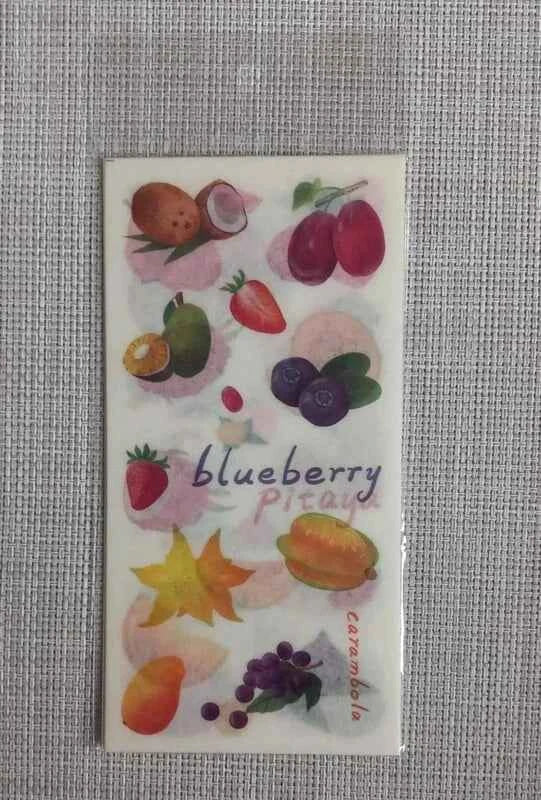 6 vellen washistickers | Fruitstickers