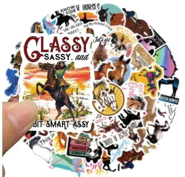 Paardenstickers | Geel | Voor Kinderen