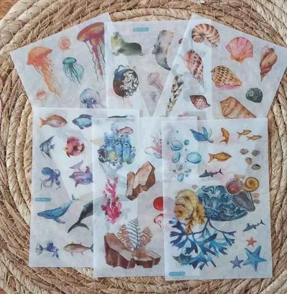 6 vellen washistickers | Zee Stickers