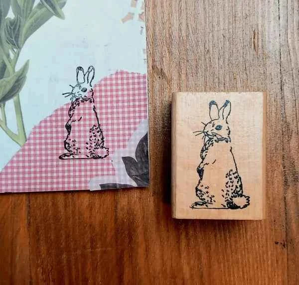 Houten stempel | Konijn | 4 x 3 cm