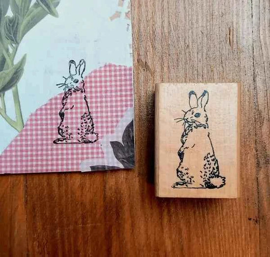 Houten stempel | Konijn | 4 x 3 cm