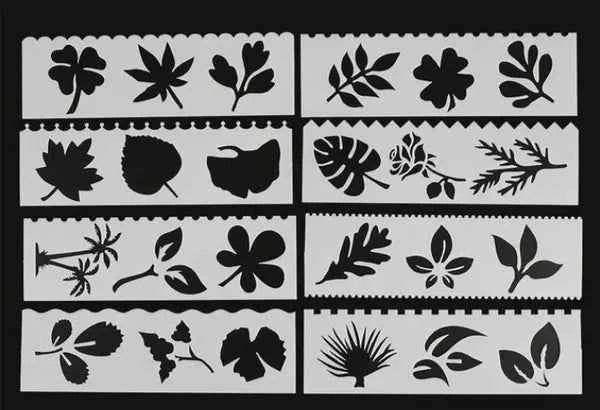Sjablonen | Planten en Bladeren | 8 Stuks
