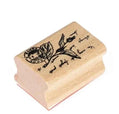 Houten stempel | Plantenstengel met Knoppen 2 | 4 x 3 cm