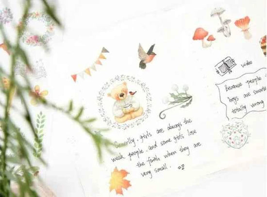 6 vellen washistickers | Lieve Stickers | Pasteltinten