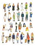 Vrouwenstickers | 28 stuks | Wintermode