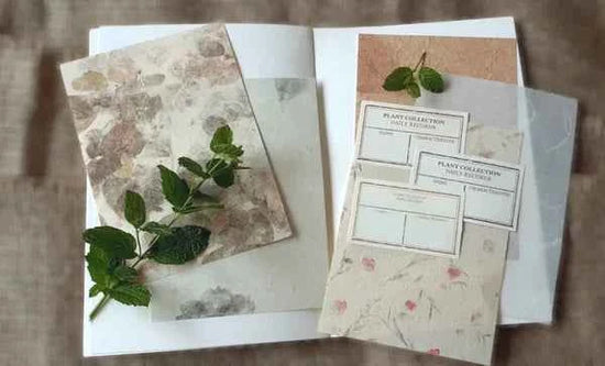 30-delig papierset | Plantencollectie