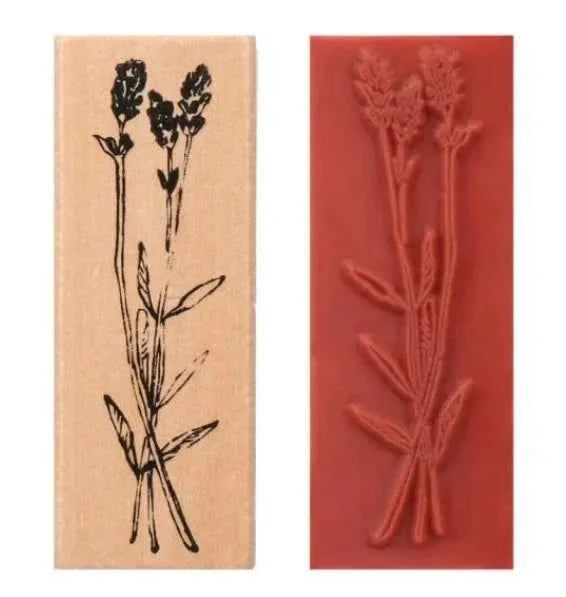 Houten stempel | Grasstengel | 6,5 x 2,5 cm