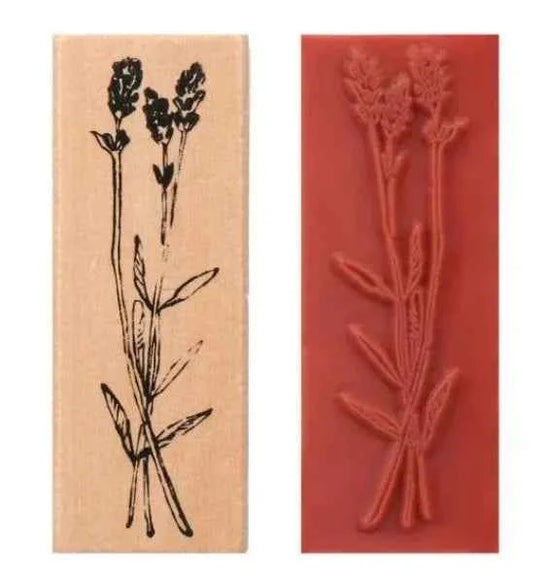 Houten stempel | Grasstengel | 6,5 x 2,5 cm