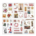 6 vellen washistickers | Engeland