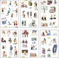 6 vellen washistickers | Sport