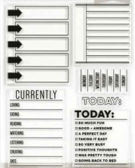 Siliconen Clear Stempels | Planning en Lijstjes