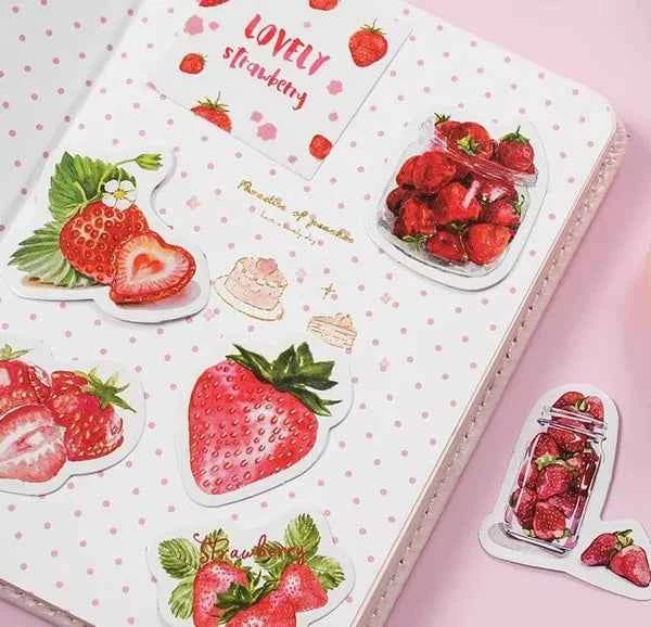 Stickerdoosje | Aardbeien