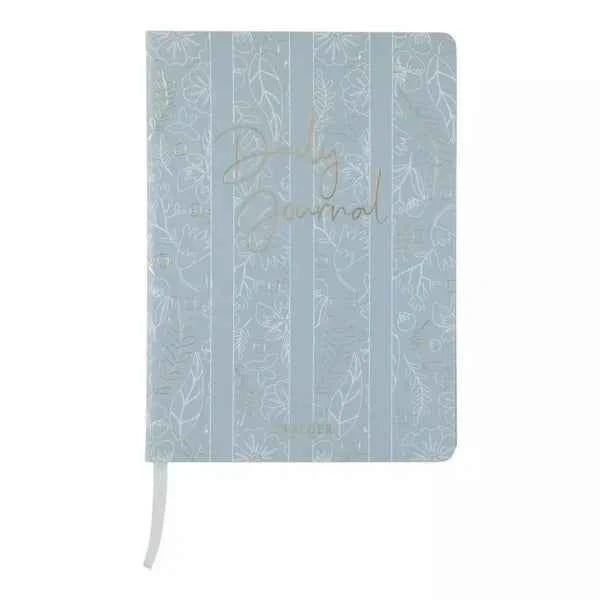 Bullet journal | Blauwgrijs met goudfolie | 100 grams papier