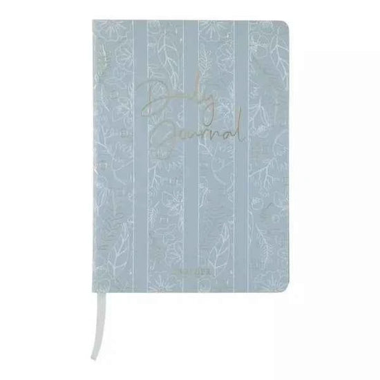 Bullet journal | Blauwgrijs met goudfolie | 100 grams papier