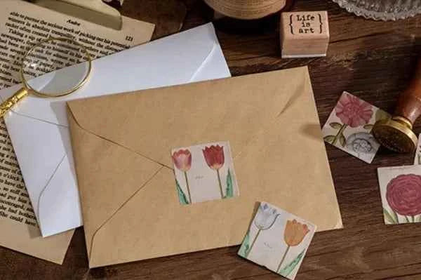 Stickerdoosje | Voorjaarsbloemen