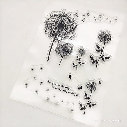 Siliconen Clear Stempels | Paardenbloemen 2