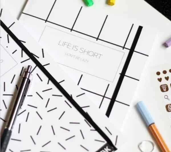 Bullet journal | Geometrisch | Set van 2