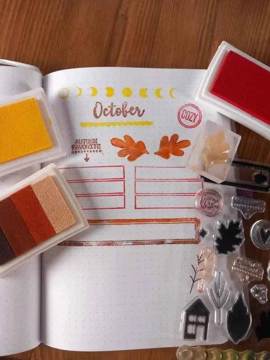 Siliconen Clear Stempels | Herfst