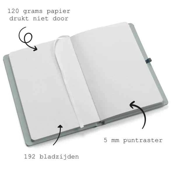 Bullet journal | Yesterday -now- tomorrow | 120 grams papier