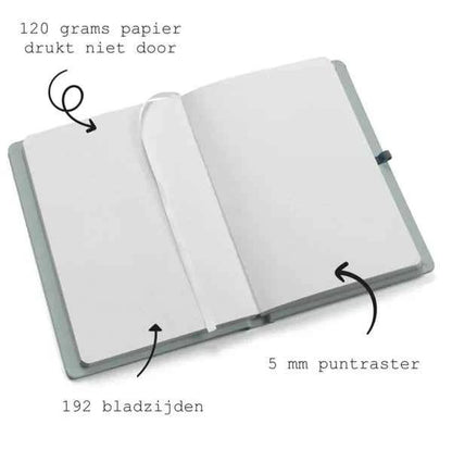 Bullet journal | Yesterday -now- tomorrow | 120 grams papier