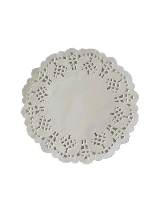 Kanten papier 15 stuks | Kanten rondjes | 14 cm