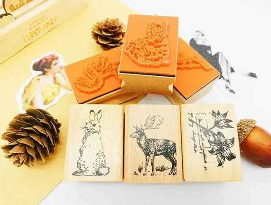 Houten stempel | Hert | 4 x 3 cm