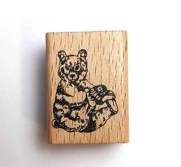 Houten stempel | Beer | 4 x 3 cm