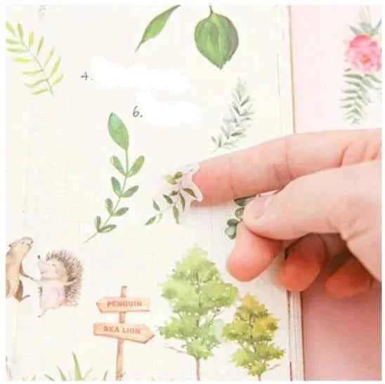 6 vellen washistickers | Dierentuin