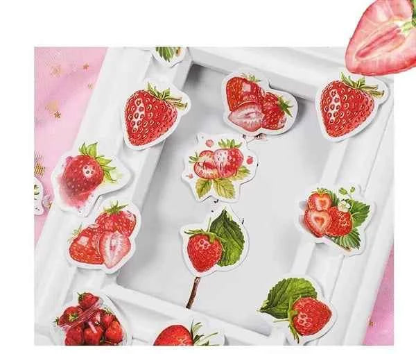 Stickerdoosje | Aardbeien