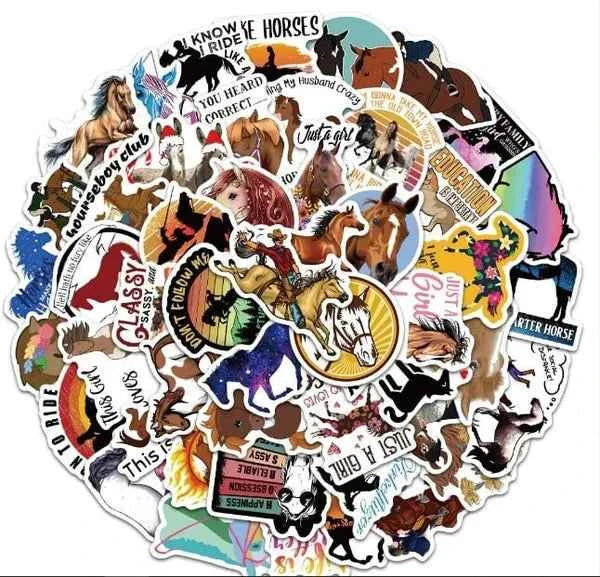 Paardenstickers | Geel | Voor Kinderen