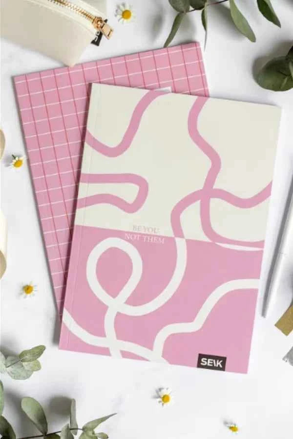 Bullet journal | Roze | Set van 2