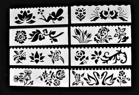 Sjablonen | Planten | 8 Stuks