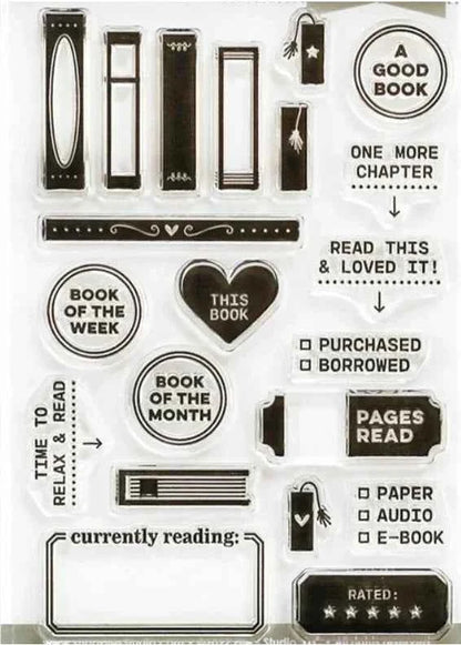 Siliconen Clear Stempels | Boeken en Lezen