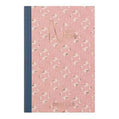 Notitieboek A6 | Roze met blauwe band | Dotted grid