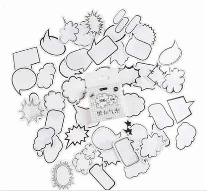 Stickerdoosje | Tekstwolkjes | Cartoon