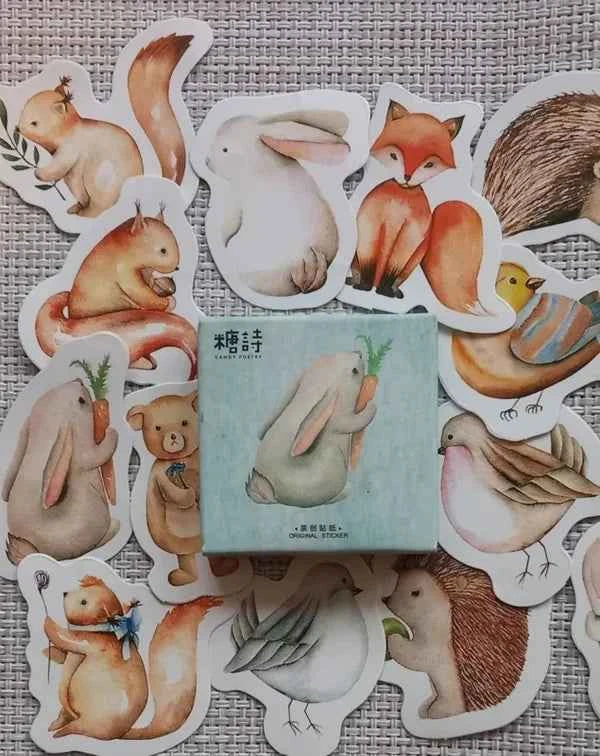 Stickerdoosje | Dierenstickers | Kinderen